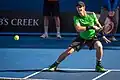 Murray playing Sousa at the 2015 Australian Open