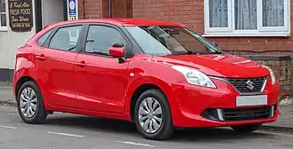 Baleno hatchback (2015–2022) Main article: Suzuki Baleno (WB)