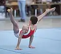 Different angle of the same straddle before Manna