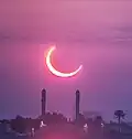Partial from Nabih Saleh, Bahrain, 3:32 UTC