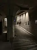 Interior at night