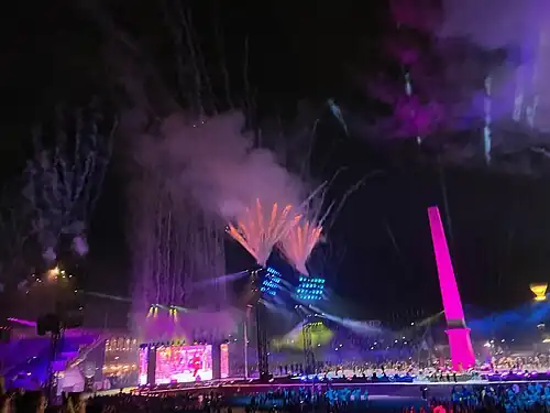 Laser light display