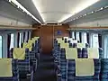 Refurbished Green car seating