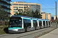 Translohr on Île de France Tram line 6