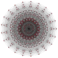 7{4}2{3}2, or , with 343 vertices, 147 edges, and 21 faces
