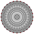 2{3}2{3}2{4}7, or , with 28 vertices, 294 edges, 1372 faces, and 2401 cells