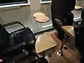 Seat and tables