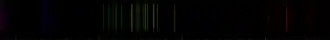 Color lines in a spectral range