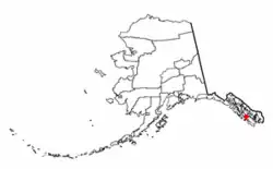 Location of Port Protection, Alaska