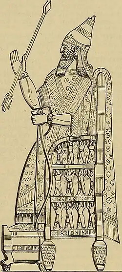 Detailed drawing of the same relief