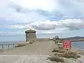 Entrance to the breakwater.