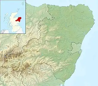 Strichen stone circle is located in Aberdeenshire