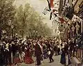 Abreise König Wilhelms I. zur Armee am 31. Juli 1870, 1871