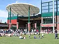 Main entrance, team shop and ticket window