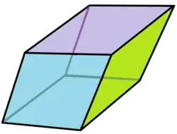 Acute golden rhombohedron