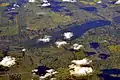 Aerial view from the south of Pasqua Lake
