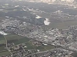From the air