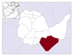 Location in Kabul Province