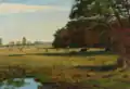 Landskab med Køer ved Kanten af en Sø, oil on canvas, 1883