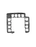 Cave 12 plan: an early type of vihara (1st century BCE) without internal shrine