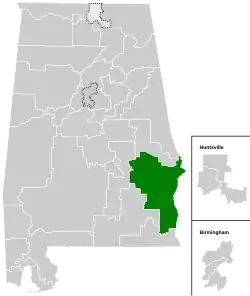 Map of the district