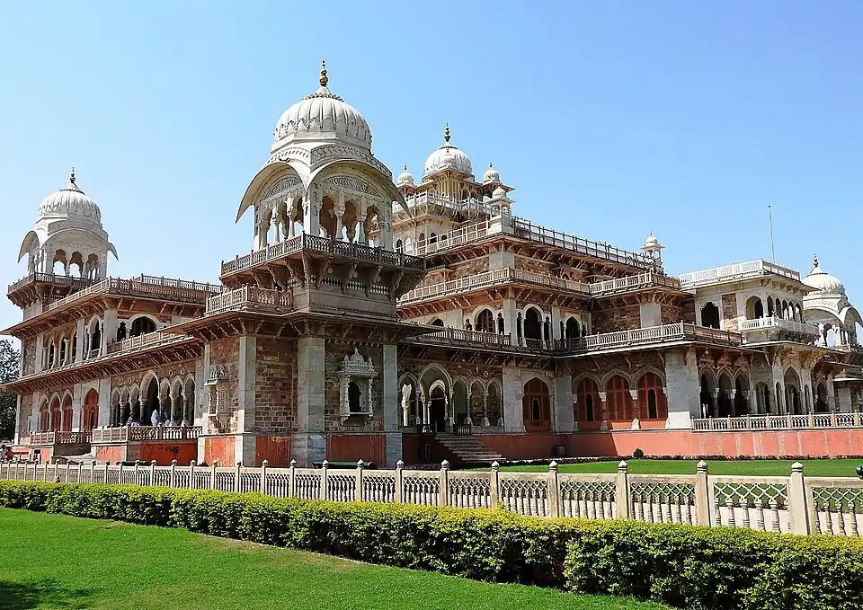 The Albert Hall Museum was designed by Samuel Swinton Jacob, and was opened as public museum in 1887