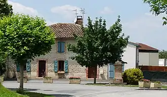 The central square in Albiac