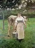 Manda Lamétrie, fermière (1887), Musée d'Orsay.