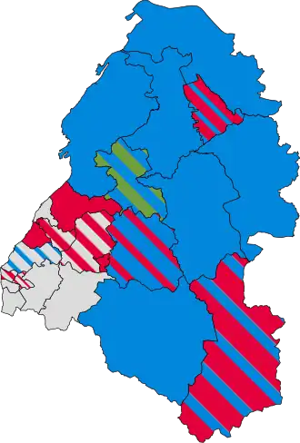 2019 results map
