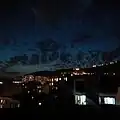Nocturnal clouds over Simon Bolivar.