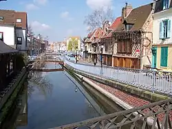 Canal in the Saint-Leu neighborhood