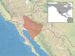 Map of range