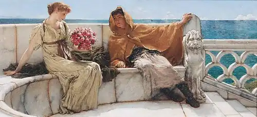 Amo Te, Ama Me by Sir Lawrence Alma-Tadema (1881)