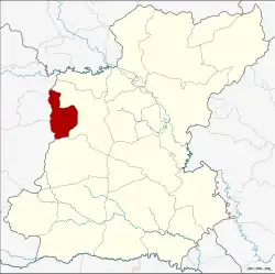 District location in Roi Et province