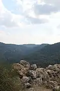 Ancient wall of Tur Shimon (Hurvat Tura)
