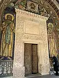 Entry door to the church building