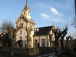View of the Flosta Church