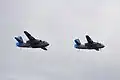 Trackers overflying the USS Carl Vinson