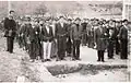 Students of "İmroz İlköğretmen Okulu/Imbros Education High School" in military training class, 3&nbsp;December 1967