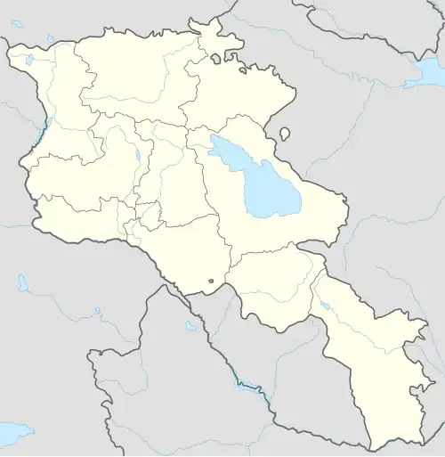 Tsovinar is located in Armenia