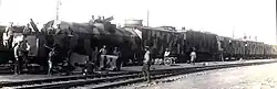 Russian armored train in 1926 in Nechaev's detachment