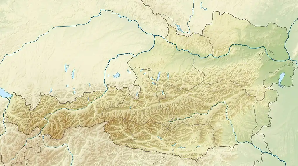 Similaun is located in Austria