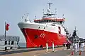 Moored in Callao Navy Base (2017)
