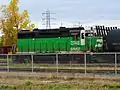BNSF 2748 at CN's Fort Rouge Yard