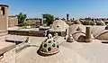 The roof domes