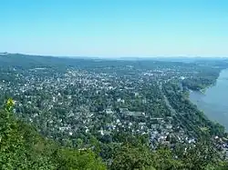 Bad Honnef seen from the Drachenfels
