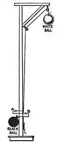 Wooden ball signal