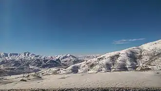 Snow covered Kali Khan