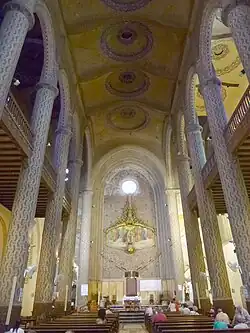 Interior of the Carmen church&nbsp;[ca] (1911-1913) in Barcelona