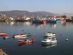 Ships in Colindres.